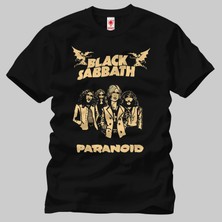 Crazy Black Sabbath Paranoid Erkek Tişört