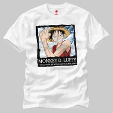 Crazy One Piece Lufy Erkek Tişört