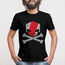 Crazy Audi Quattro RS Skull Erkek Tişört