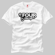 Crazy Jdm Four Banger Piston Stroke Erkek Tişört