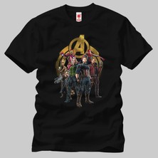 Crazy Avengers Infinity War Heroes Avengers Icon Erkek Tişört