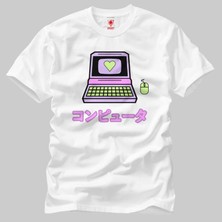 Crazy Retro PC Computer Anime Vaporwave Erkek Tişört