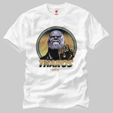 Crazy Avengers Infinity War Retro Thanos Erkek Tişört