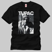 Crazy Tupac Head On Erkek Tişört
