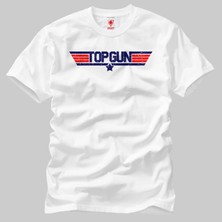 Crazy Top Gun Logo Erkek Tişört