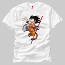 Crazy Dragon Ball Goku Jump Erkek Tişört