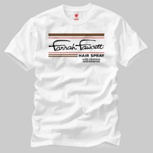 Crazy Stranger Things Farrah Fawcett Hair Spray Erkek Tişört