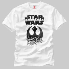Crazy The Last Jedi Rebel Logo Erkek Tişört