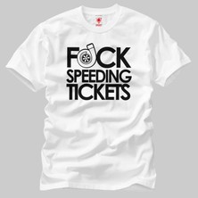 Crazy F*ck Speeding Tickets Erkek Tişört