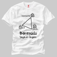 Crazy Bermuda Şeytan Üçgeni Erkek Tişört