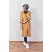 Wathka Kapüşonlu Trençkot - Camel