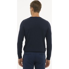 Pierre Cardin Erkek Lacivert Slim Fit Kazak 50233716-VR033