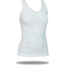 FSM1453 Kız Çocuk Pamuklu Askılı Dantelli Atelt 6'lı