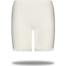 FSM1453 Kız Çocuk Pamuklu Pacalı Külot Dantelli Boxer 6'lı