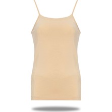 FSM1453 Kız Çocuk Pamuklu Ip Askılı Likralı Renkli Atelt 6'lı