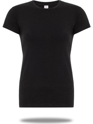 Fsm1453 Kadın Kısa Kol Üst Likralı