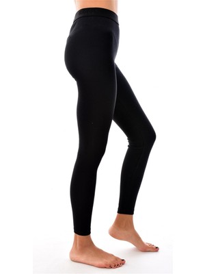 Cavlak Kadın Mopen 5050 Termal Tayt Siyah