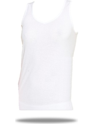 FSM1453 Kadın Pamuklu V-Yaka Askılı Atlet 2'li