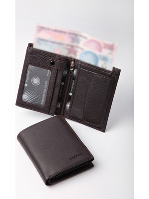 Cengiz Pakel Deri Kahve Erkek Cüzdan 13690TT