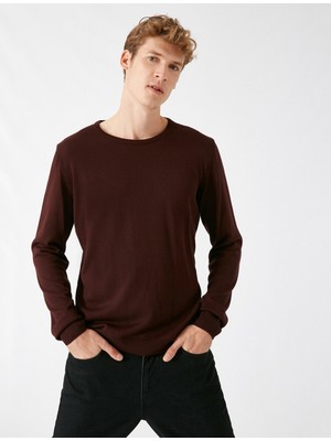 Koton Uzun Kollu Bisiklet Yaka Triko Kazak