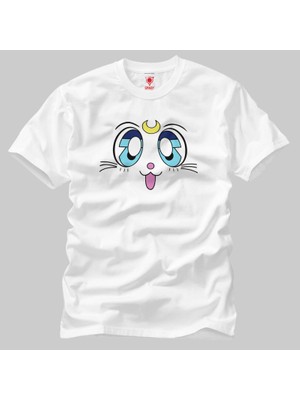Crazy Kawaii Japanese Anime Cat Erkek Tişört