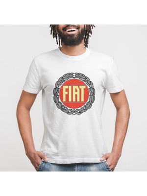 Crazy Fiat Old Logo Erkek Tişört