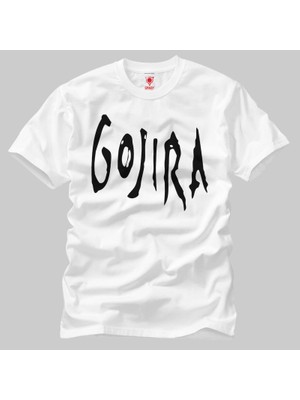 Crazy Gojira Logo Erkek Tişört