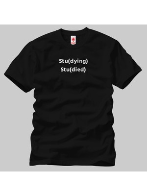 Crazy Studying Studied Erkek Tişört