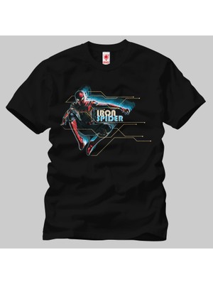 Crazy Avengers Infinity War Iron Spider Circuitry Erkek Tişört