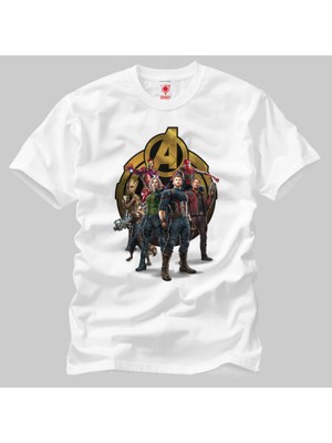 Crazy Avengers Infinity War Heroes Avengers Icon Erkek Tişört
