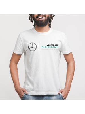 Crazy Mercedes Petronas Team Logo Erkek Tişört