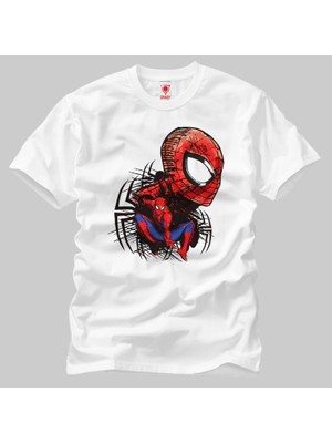 Crazy Spiderman Mask Erkek Tişört