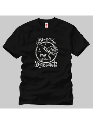 Crazy Black Sabbath 45TH Anniversary Logo Erkek Tişört