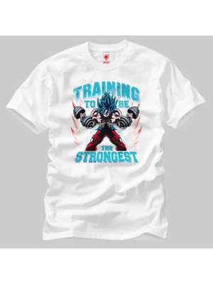 Crazy Training To Be Strongest Gym Super Erkek Tişört