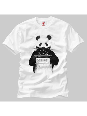 Crazy Bad Panda Erkek Tişört