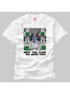 Crazy Star Wars May The Cash Be With You Erkek Tişört