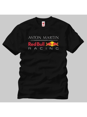Crazy Aston Martin Red Bull Racing Logo Erkek Tişört