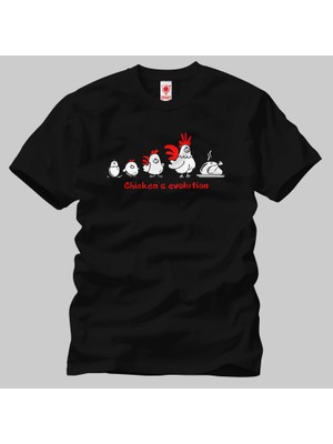 Crazy Chicken's Evolution Erkek Tişört