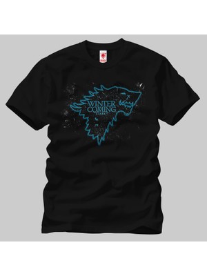 Crazy Game Of Thrones Sword Stark Grunge Erkek Tişört