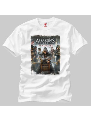 Crazy Assasins Creed: Syndicate Erkek Tişört