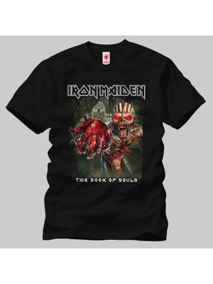 Crazy Iron Maiden Eddies Heart Erkek Tişört