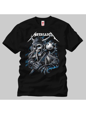 Crazy Metallia Skull Horn Erkek Tişört