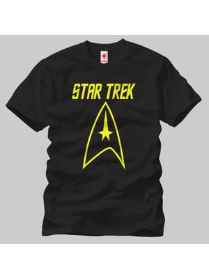 Crazy Star Trek Logo Erkek Tişört