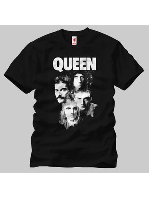 Crazy Queen Faces Erkek Tişört