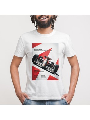 Crazy Formula Mclaren Poster Erkek Tişört