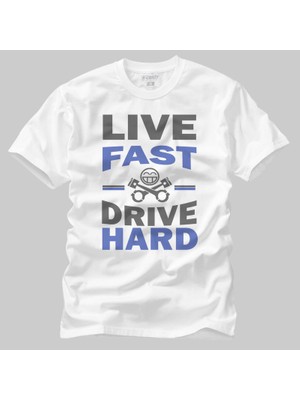 Crazy Jdm Life Fast Drive Hard Erkek Tişört