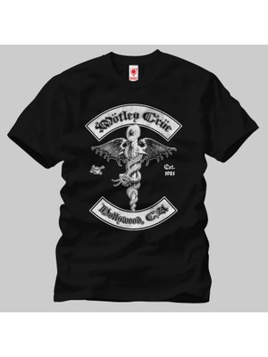 Crazy Motley Crue Hollywood Erkek Tişört