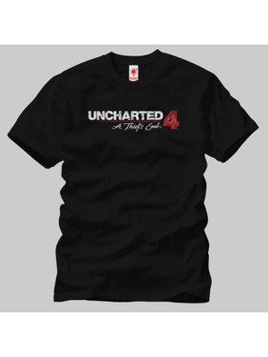 Crazy Uncharted-4 A Thiefs End Erkek Tişört
