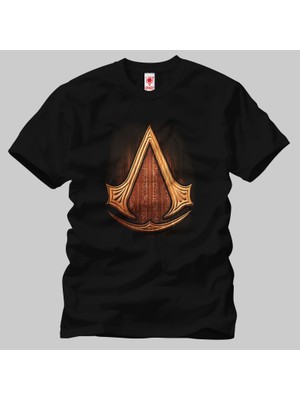 Crazy Assassins Creed Insignia Wood Erkek Tişört