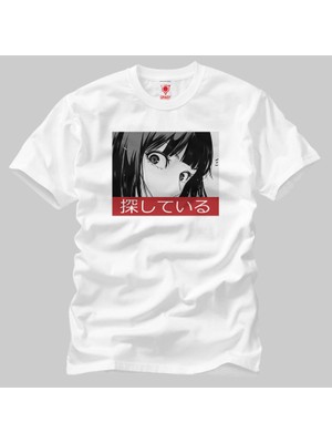Crazy Sad Japanese Aesthetic Erkek Tişört